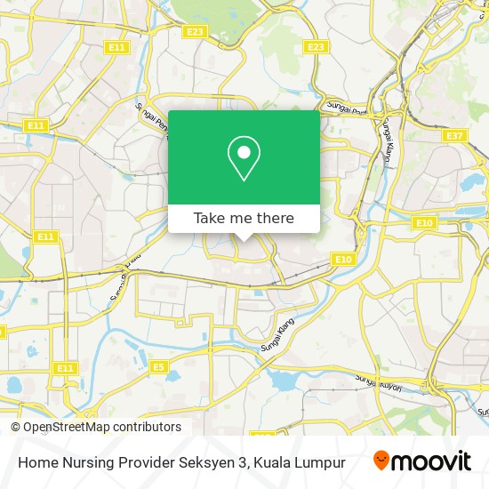 Home Nursing Provider Seksyen 3 map