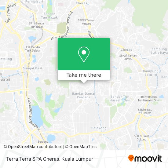 Terra Terra SPA Cheras map