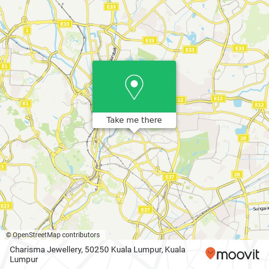 Charisma Jewellery, 50250 Kuala Lumpur map