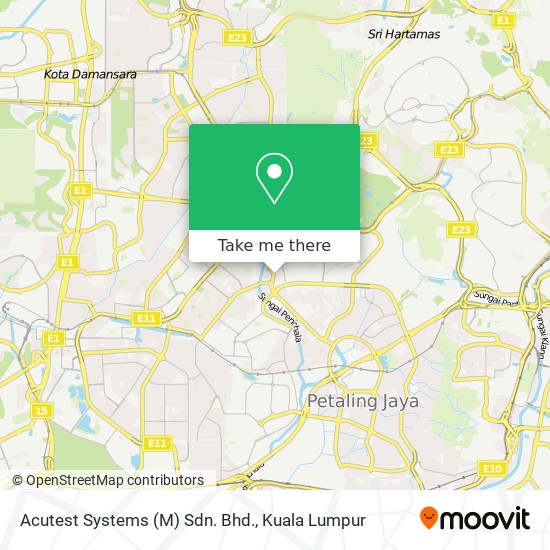 Acutest Systems (M) Sdn. Bhd. map