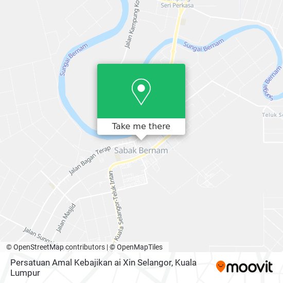 Persatuan Amal Kebajikan ai Xin Selangor map