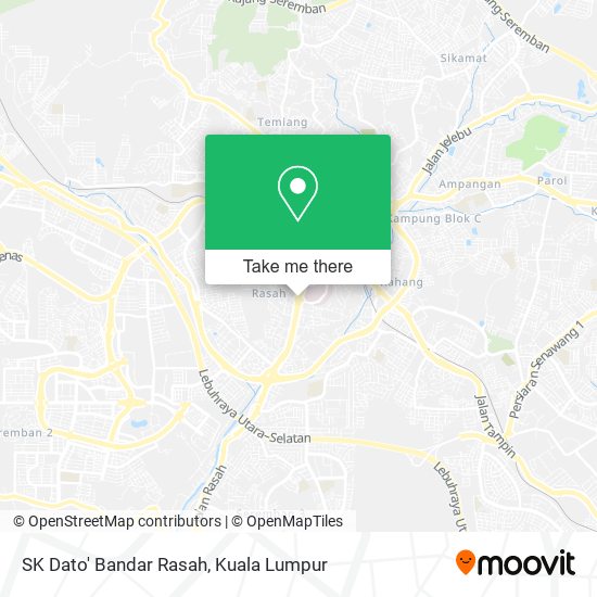 Peta SK Dato' Bandar Rasah