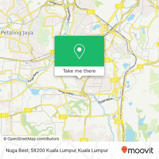 Peta Nuga Best, 58200 Kuala Lumpur