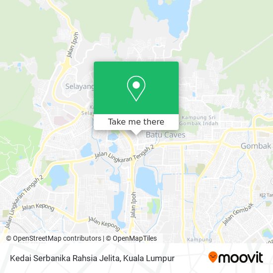 Kedai Serbanika Rahsia Jelita map