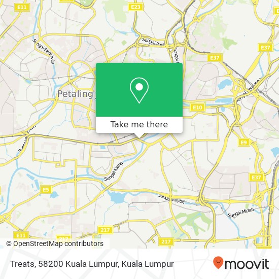 Treats, 58200 Kuala Lumpur map