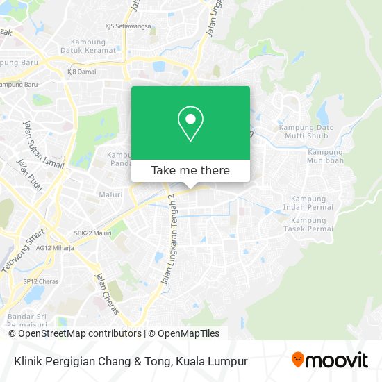 Klinik Pergigian Chang & Tong map