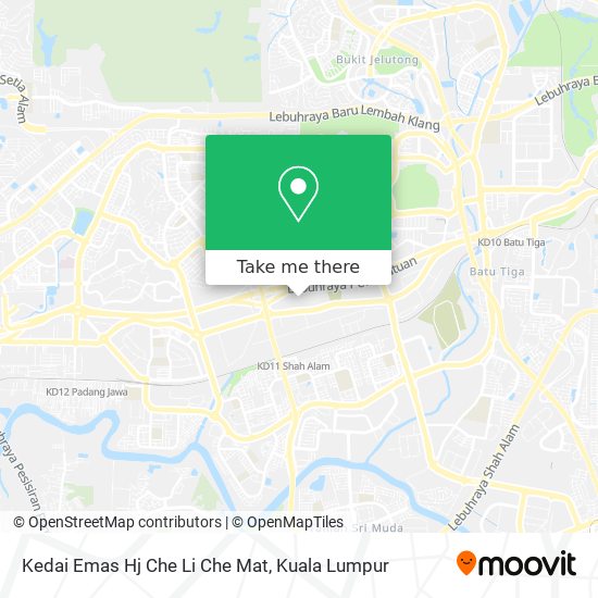 Kedai Emas Hj Che Li Che Mat map