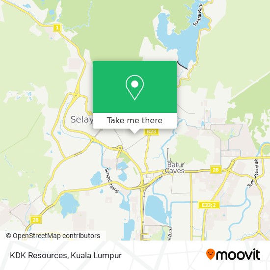 KDK Resources map
