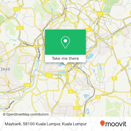 Maybank, 58100 Kuala Lumpur map