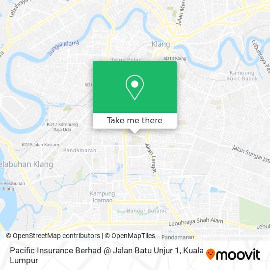Pacific Insurance Berhad @ Jalan Batu Unjur 1 map