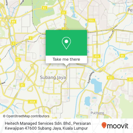 Heitech Managed Services Sdn. Bhd., Persiaran Kewajipan 47600 Subang Jaya map