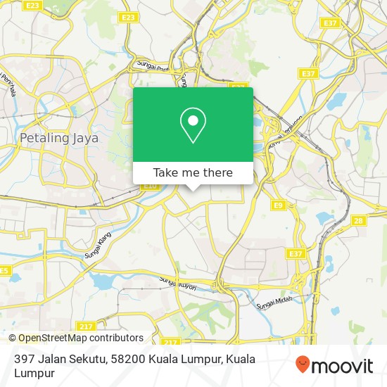 397 Jalan Sekutu, 58200 Kuala Lumpur map
