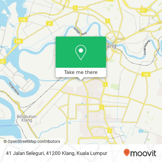 41 Jalan Seleguri, 41200 Klang map