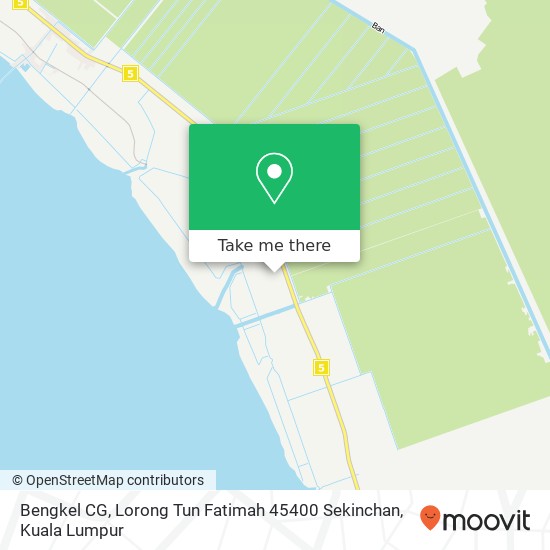 Bengkel CG, Lorong Tun Fatimah 45400 Sekinchan map