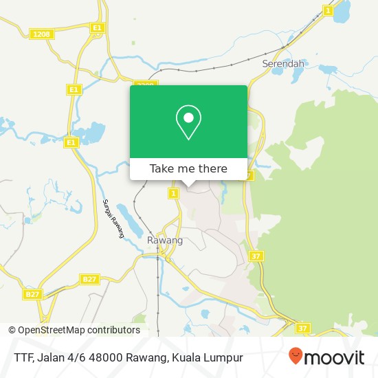 Peta TTF, Jalan 4/6 48000 Rawang