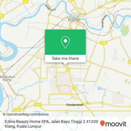 Ezlina Beauty Home SPA, Jalan Bayu Tinggi 2 41200 Klang map