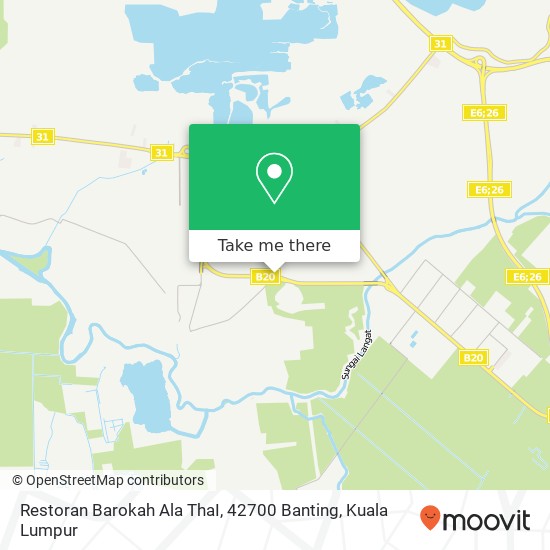 Restoran Barokah Ala ThaI, 42700 Banting map