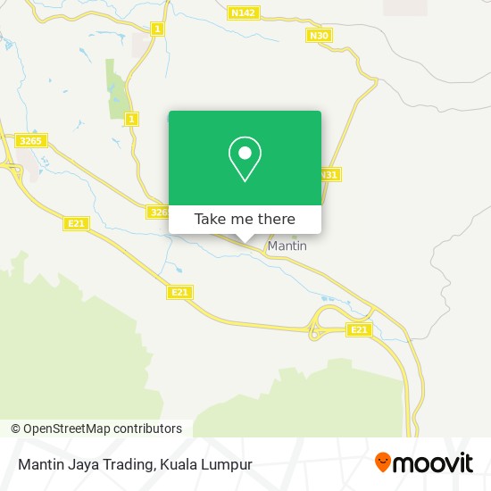 Mantin Jaya Trading map