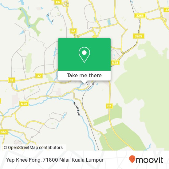 Yap Khee Fong, 71800 Nilai map