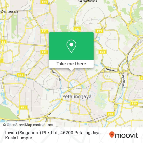 Invida (Singapore) Pte. Ltd., 46200 Petaling Jaya map