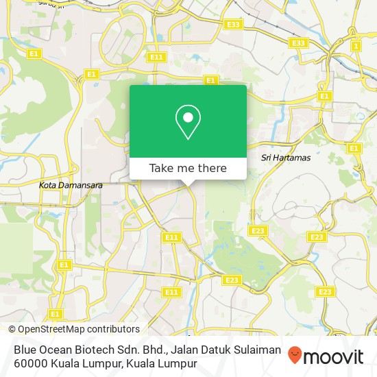 Peta Blue Ocean Biotech Sdn. Bhd., Jalan Datuk Sulaiman 60000 Kuala Lumpur