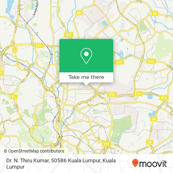 Dr. N. Thiru Kumar, 50586 Kuala Lumpur map