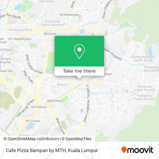 Cafe Pizza Sampan by MTH map