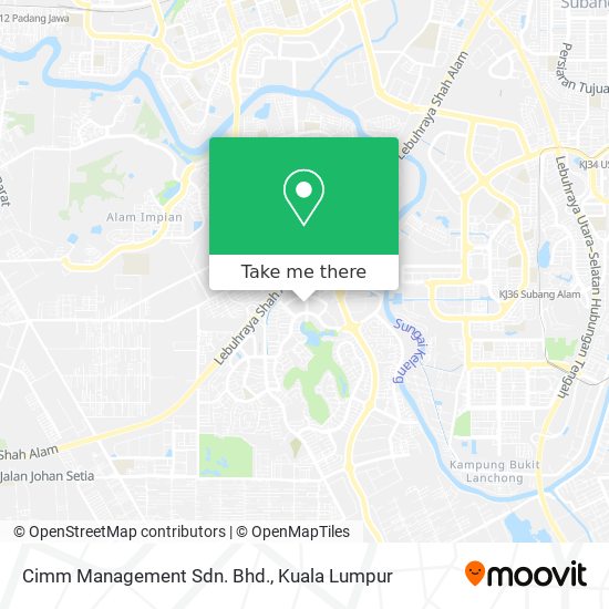 Cimm Management Sdn. Bhd. map