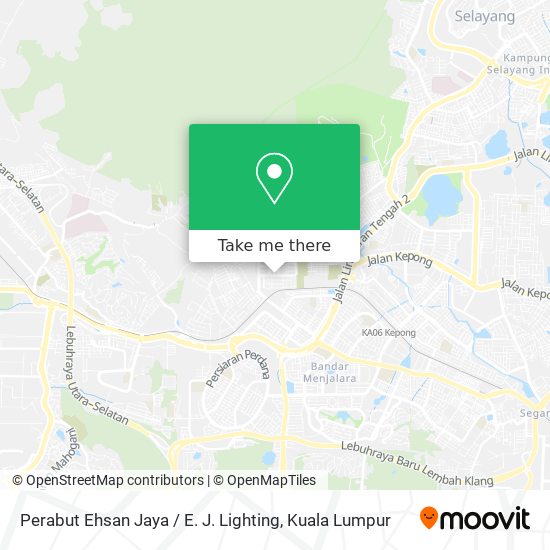 Perabut Ehsan Jaya / E. J. Lighting map