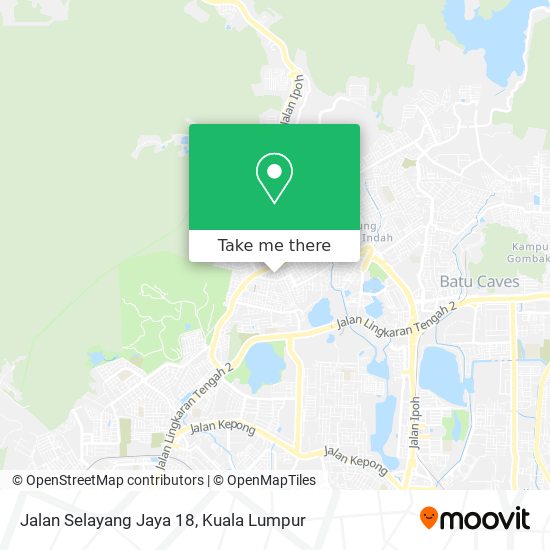 Jalan Selayang Jaya 18 map