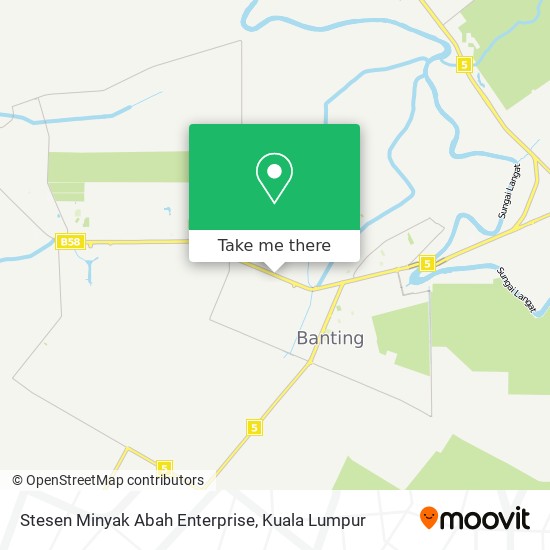 Stesen Minyak Abah Enterprise map