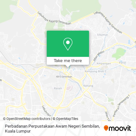 Perbadanan Perpustakaan Awam Negeri Sembilan map