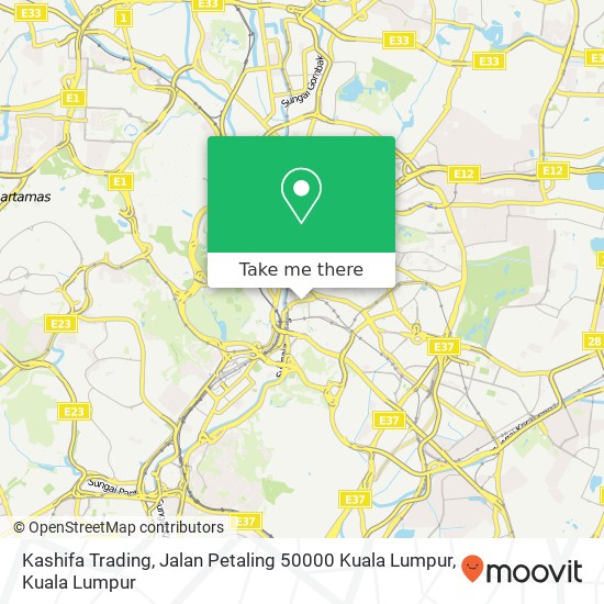 Kashifa Trading, Jalan Petaling 50000 Kuala Lumpur map