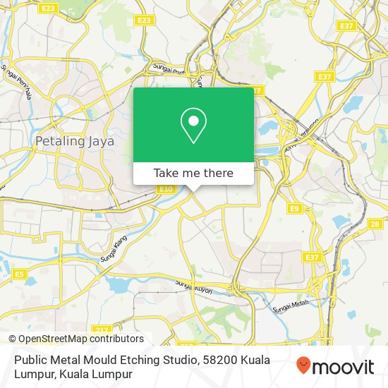 Public Metal Mould Etching Studio, 58200 Kuala Lumpur map