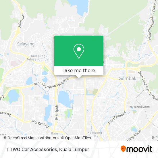 T TWO Car Accessories map