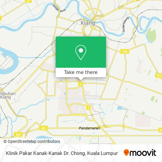 Klinik Pakar Kanak-Kanak Dr. Chong map