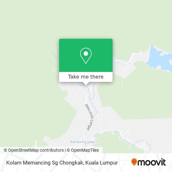 Kolam Memancing Sg Chongkak map