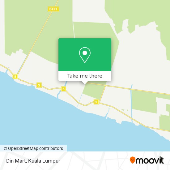 Din Mart map