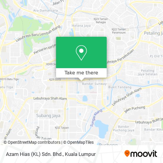 Azam Hias (KL) Sdn. Bhd. map