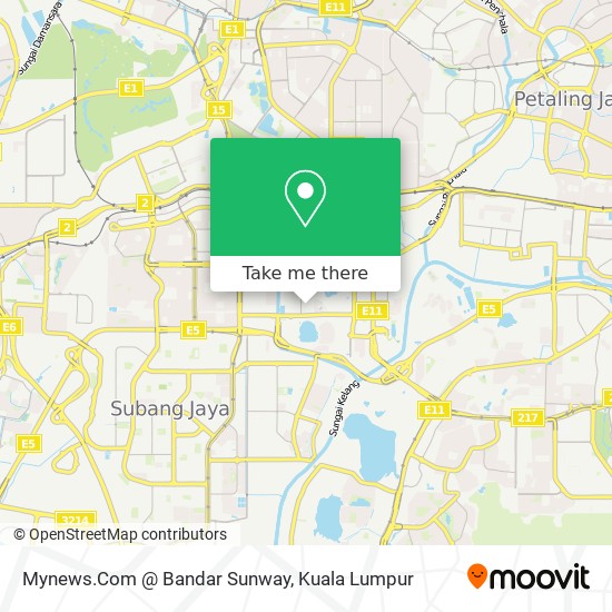 Mynews.Com @ Bandar Sunway map
