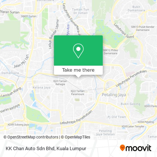 KK Chan Auto Sdn Bhd map