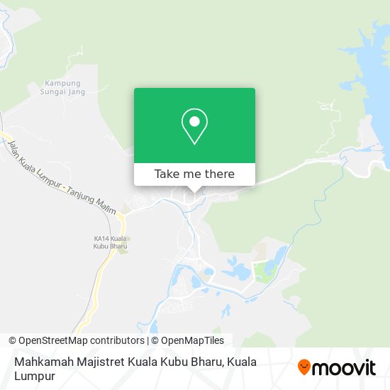 Peta Mahkamah Majistret Kuala Kubu Bharu