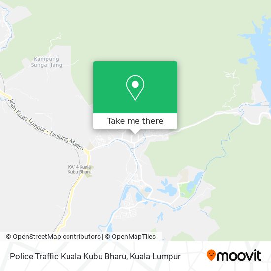 Police Traffic Kuala Kubu Bharu map