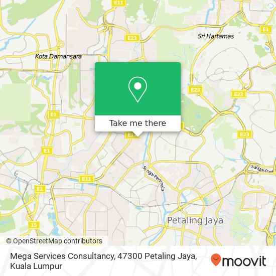 Peta Mega Services Consultancy, 47300 Petaling Jaya