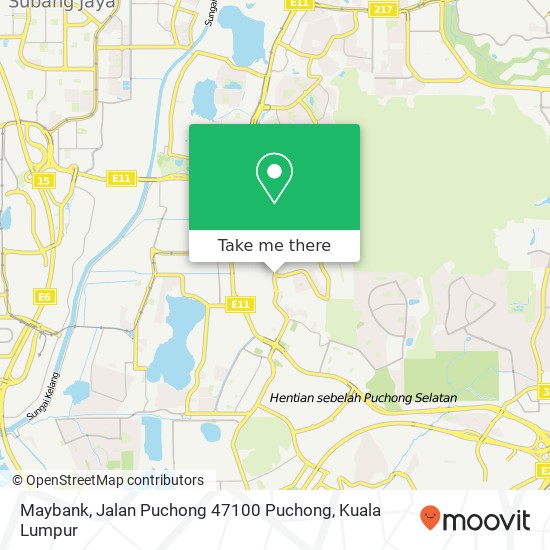 Maybank, Jalan Puchong 47100 Puchong map