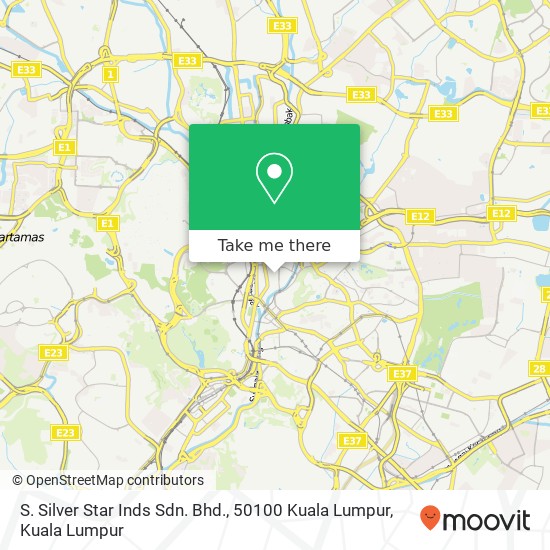 Peta S. Silver Star Inds Sdn. Bhd., 50100 Kuala Lumpur