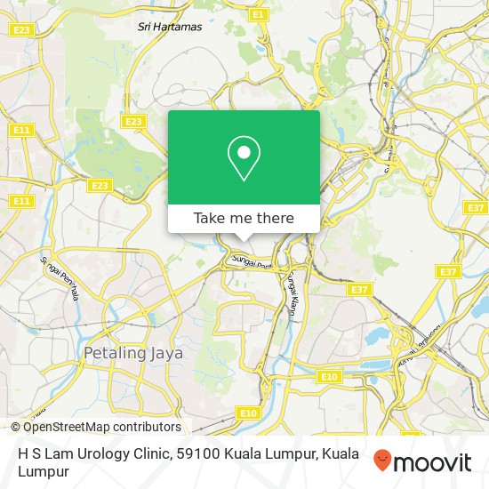 H S Lam Urology Clinic, 59100 Kuala Lumpur map