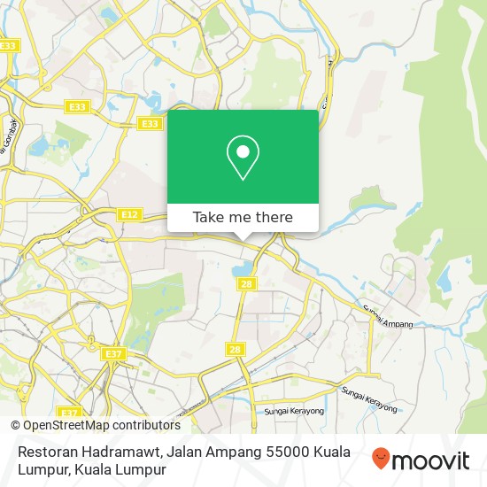 Restoran Hadramawt, Jalan Ampang 55000 Kuala Lumpur map