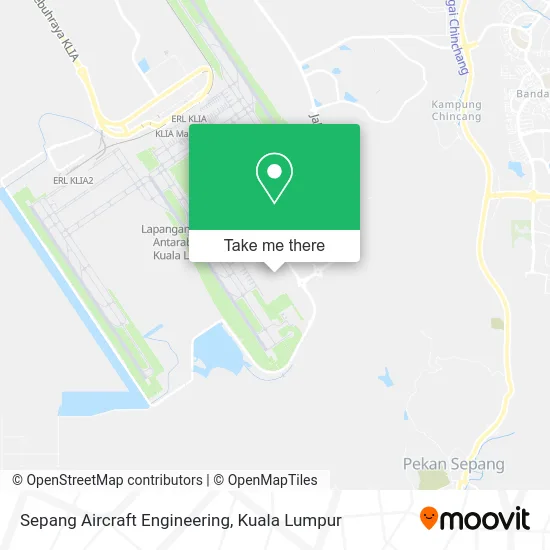 Sepang Aircraft Engineering map