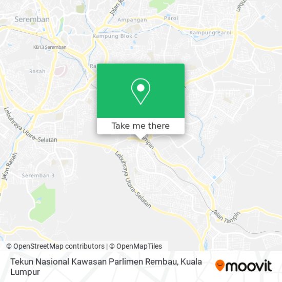 Tekun Nasional Kawasan Parlimen Rembau map